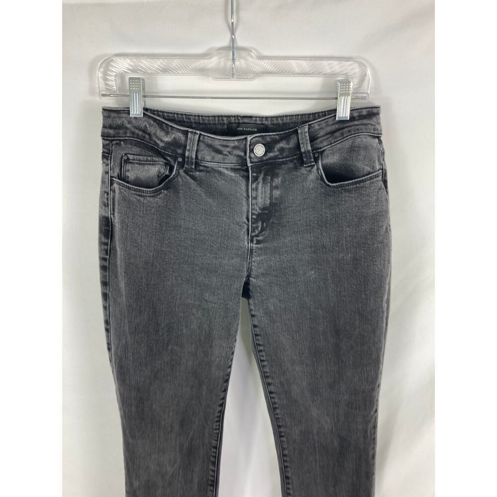 Ann Taylor The Skinny Curvy Fit Black Jeans Size 8 - Picture 2 of 4
